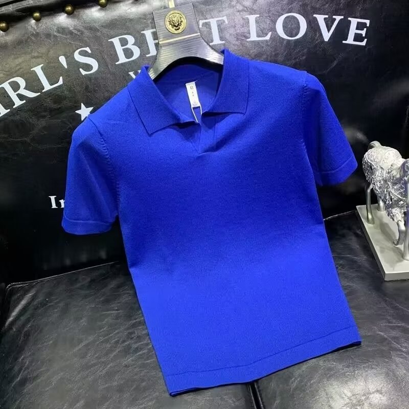 Pure Color Japanese Short Sleeve Men