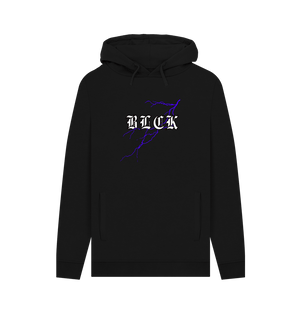 Black BLCK hoodie lighting