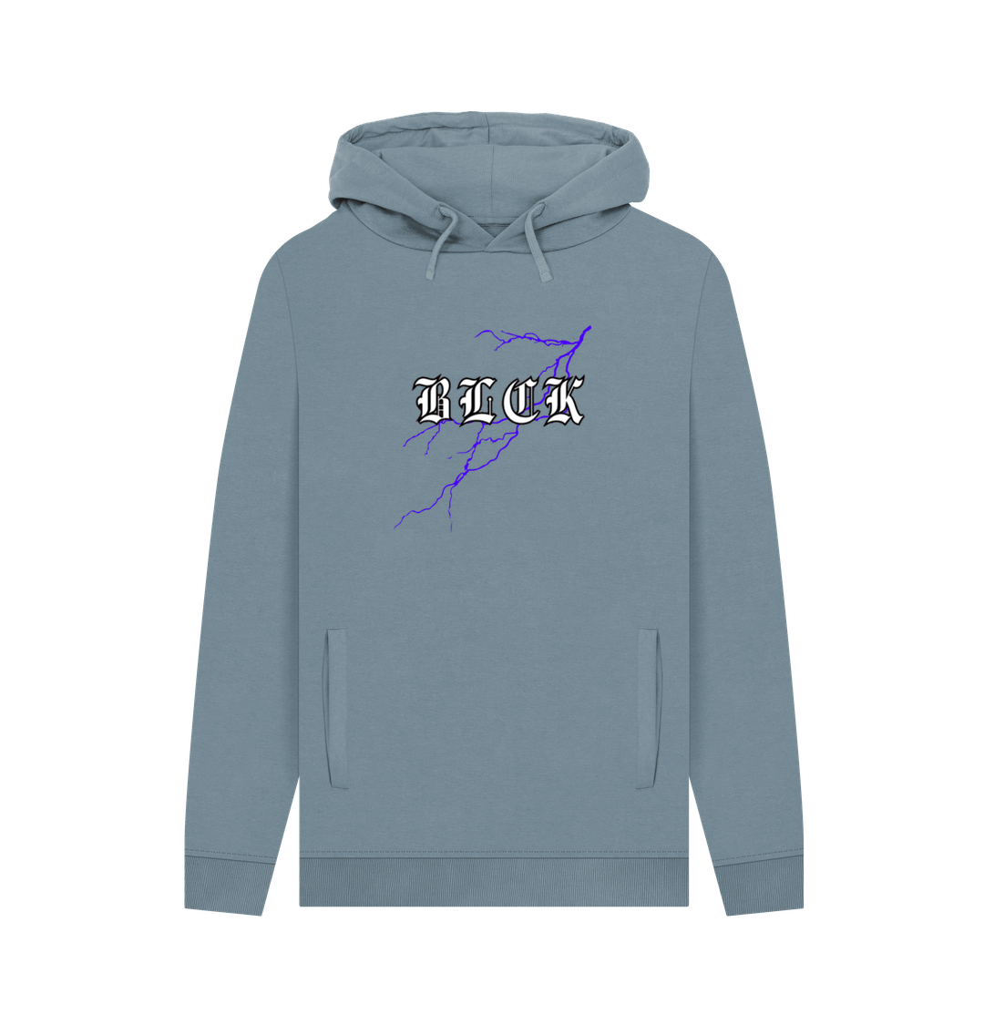 Stone Blue BLCK hoodie lighting