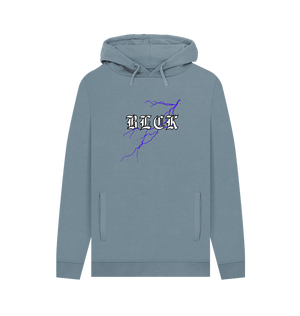 Stone Blue BLCK hoodie lighting