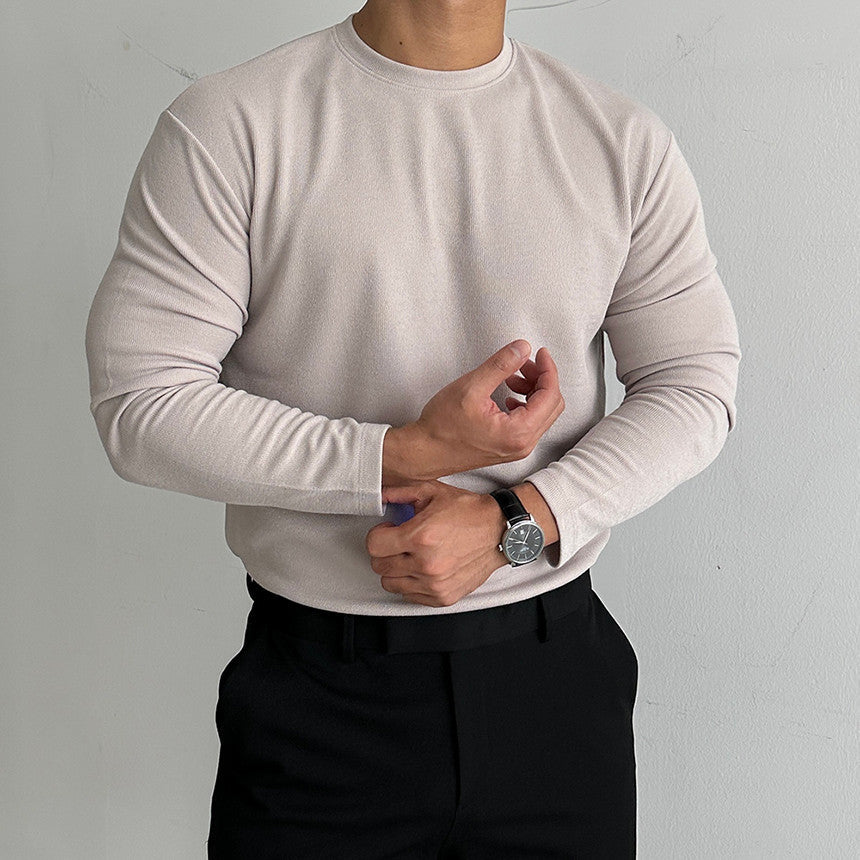 Autumn And Winter Dralon Thickened Men's Undershirt