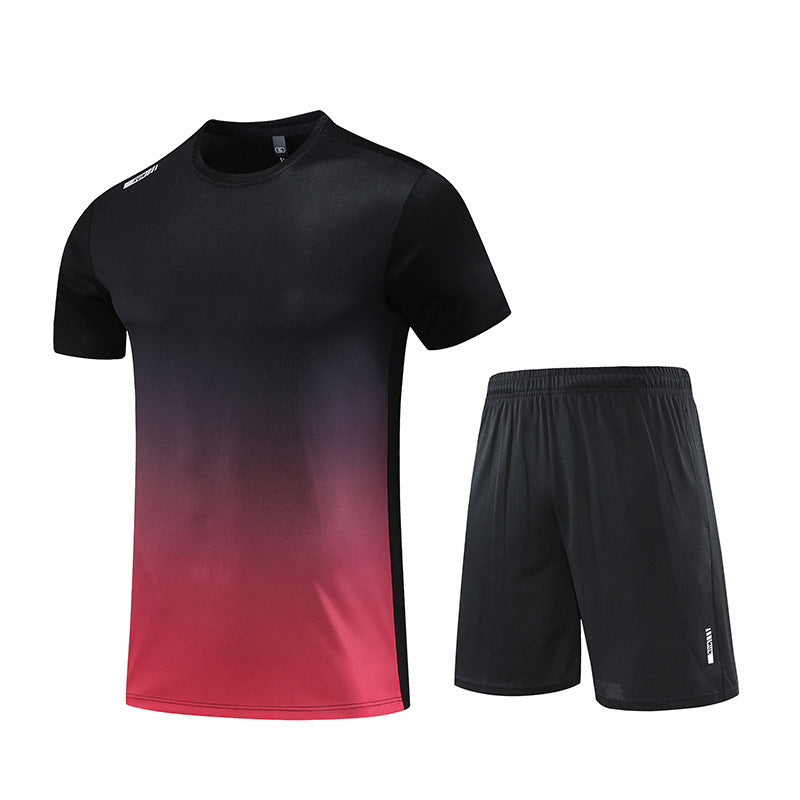 Summer Sports Suit Men's Gradient