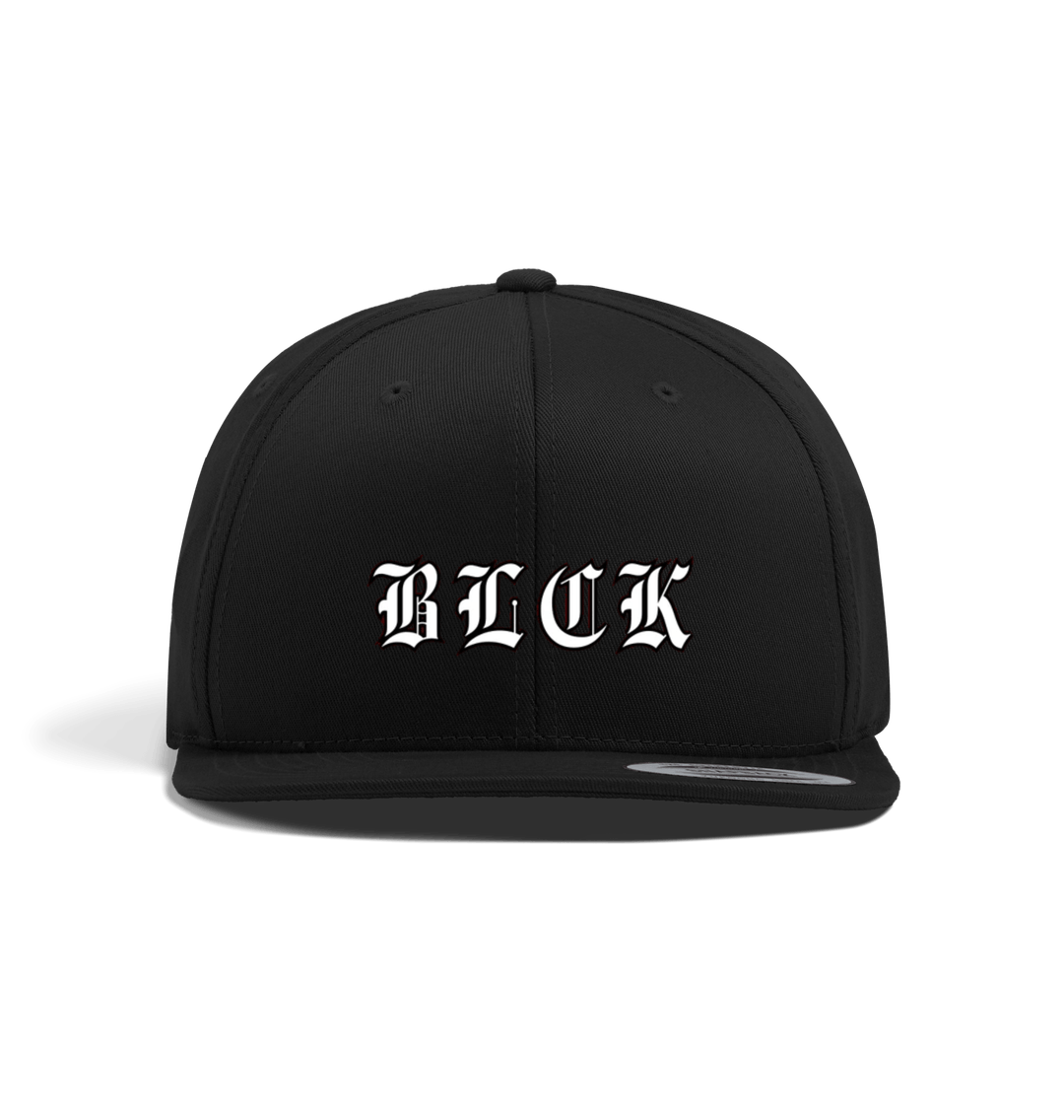 Black BLCK Snap-back Cap