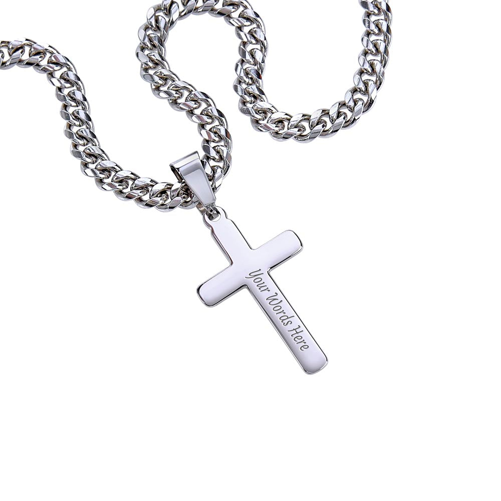 BLCK Cross Necklace