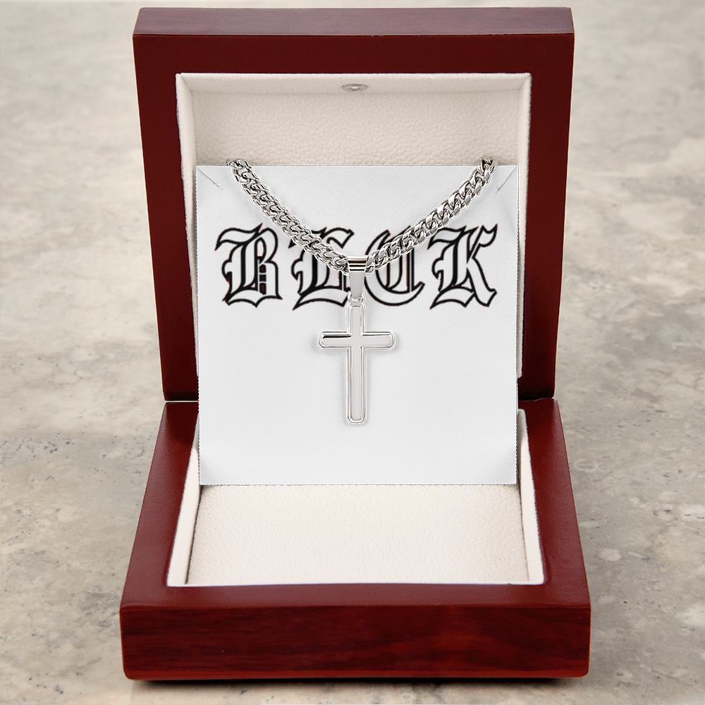 BLCK Cross Necklace