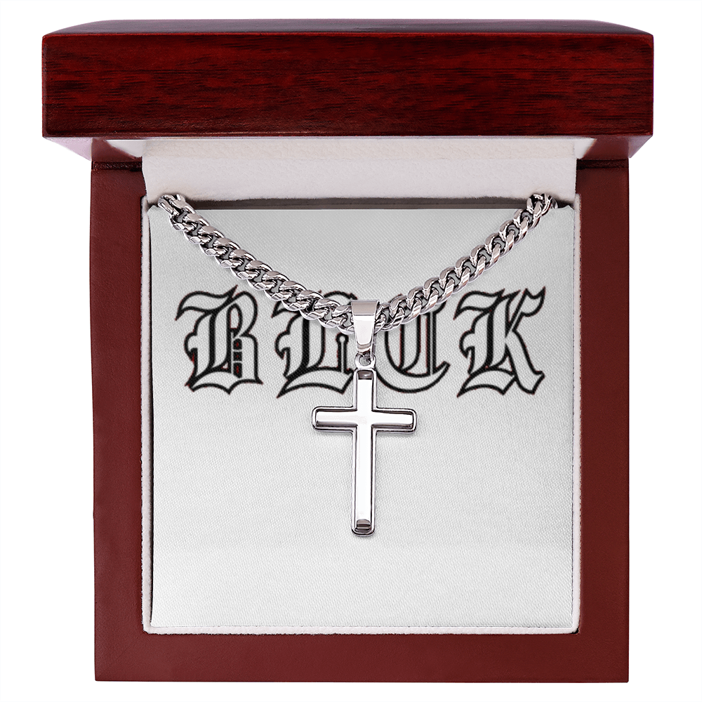 BLCK Cross Necklace