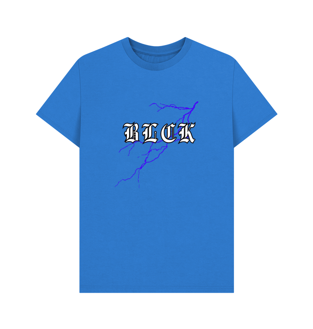 Bright Blue BLCK T shirt Lighting