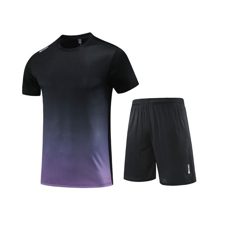 Summer Sports Suit Men's Gradient