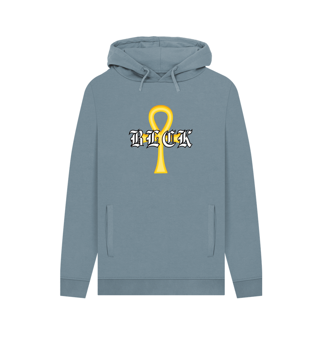 Stone Blue BLCK Ankh Hoodie