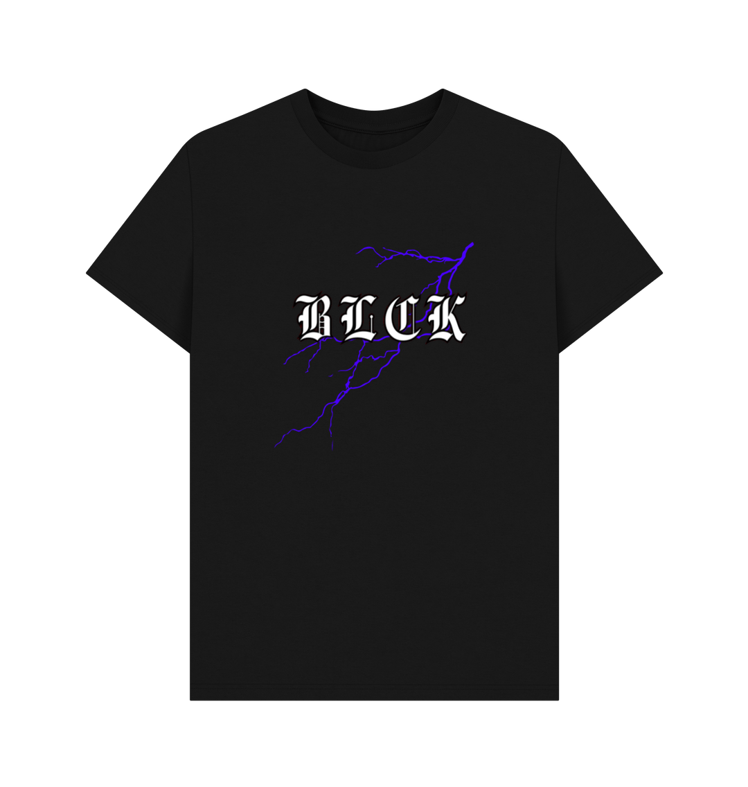 Black BLCK T shirt Lighting